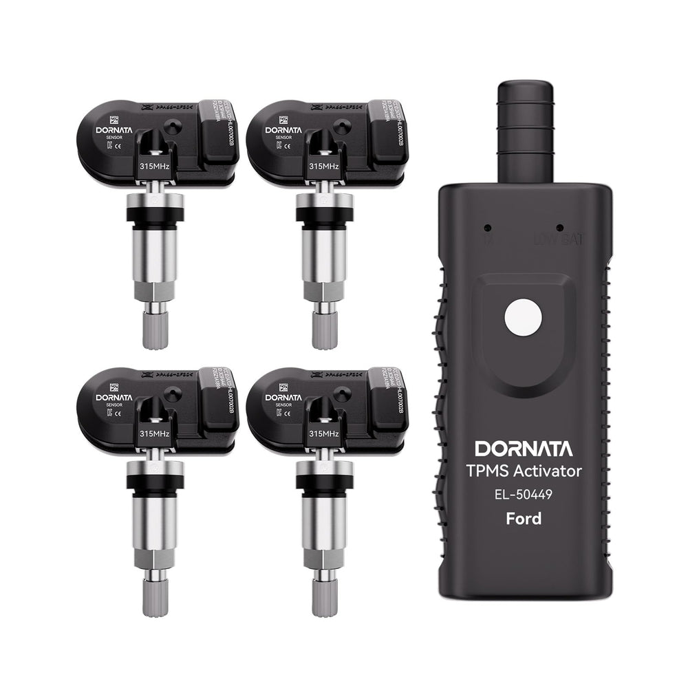 DORNATA front packaging showing complete TPMS kit and included tool for fast DIY
