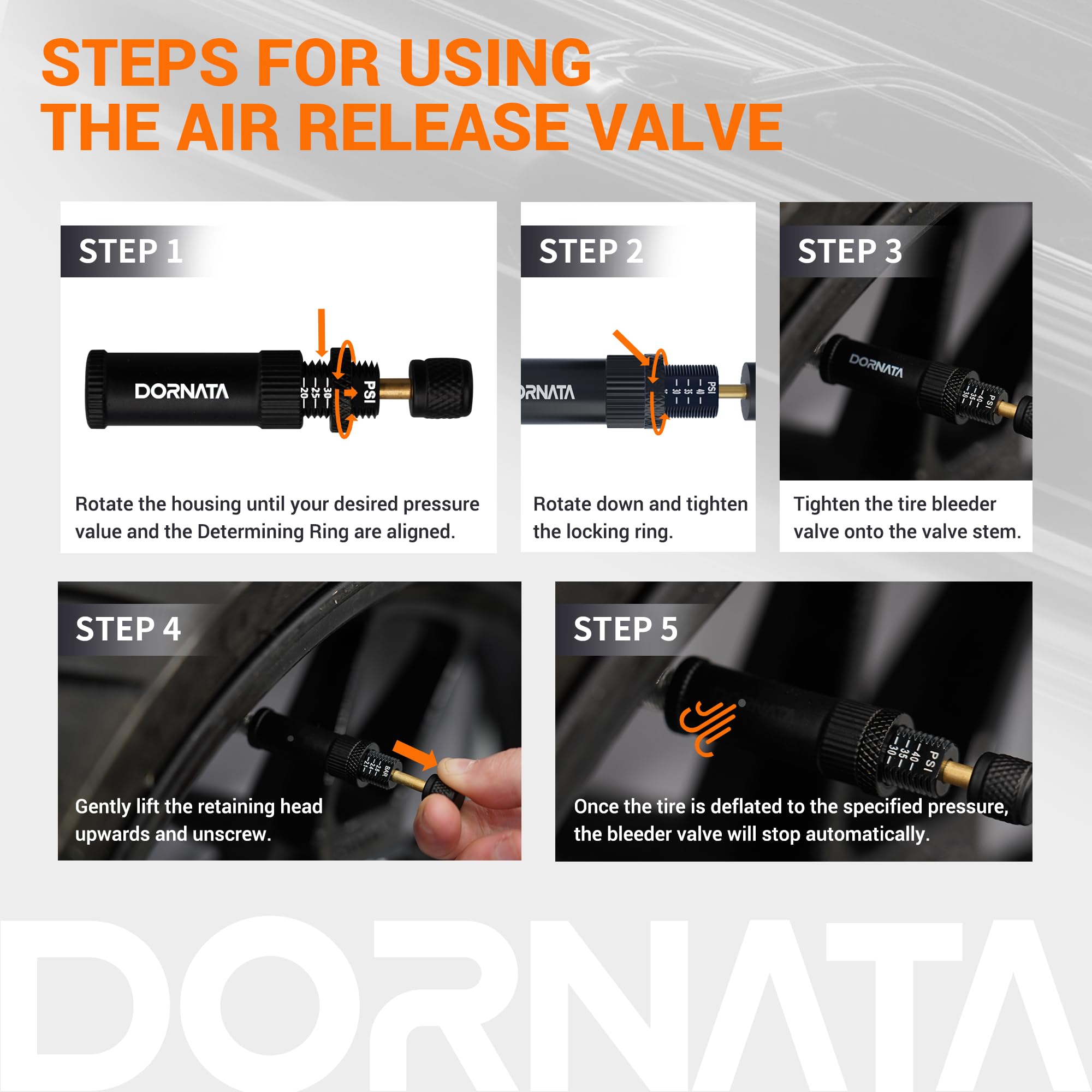 DORNATA next to coin showing compact size and portability benefit