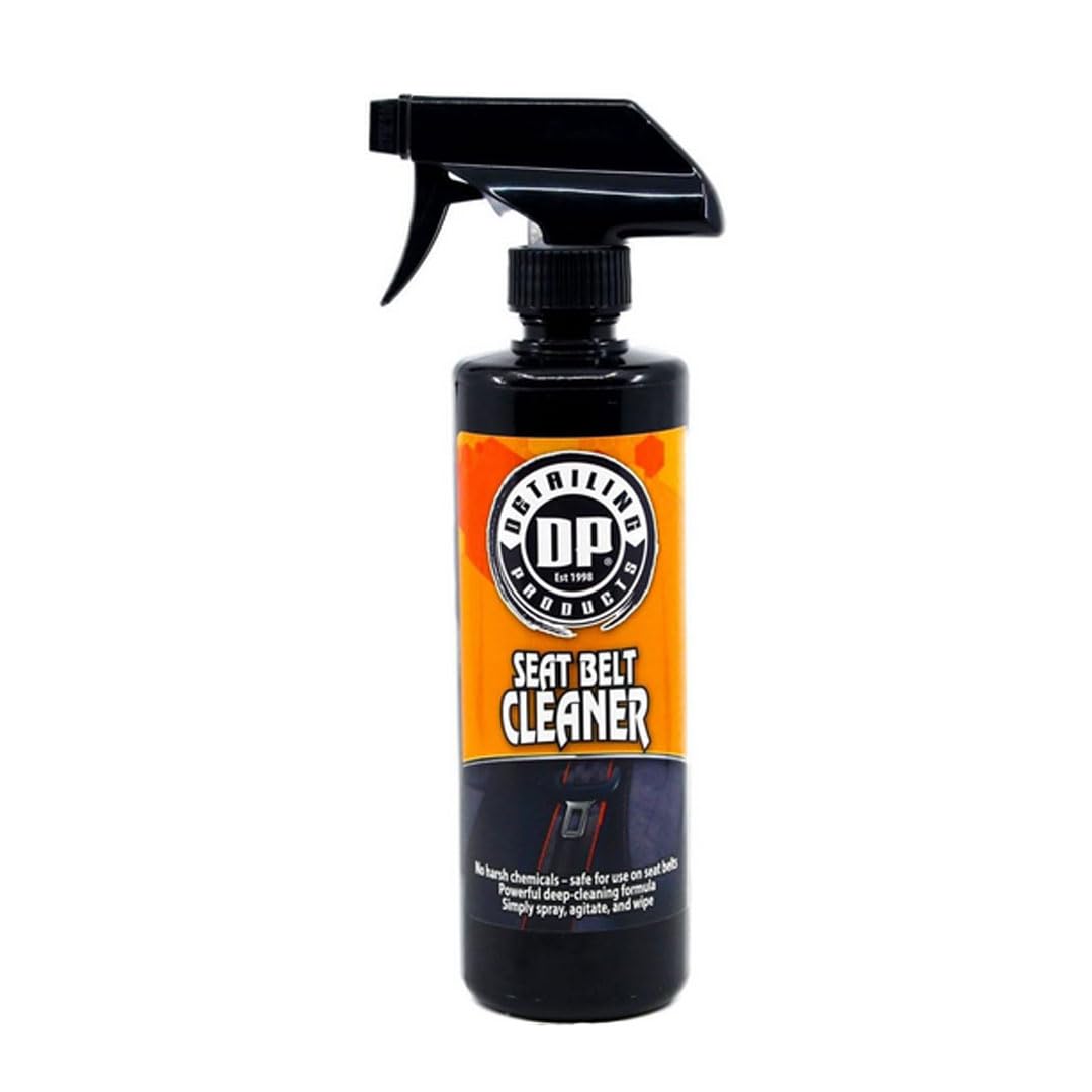DP Detailing Products used by detailer in a car interior for quick refresh