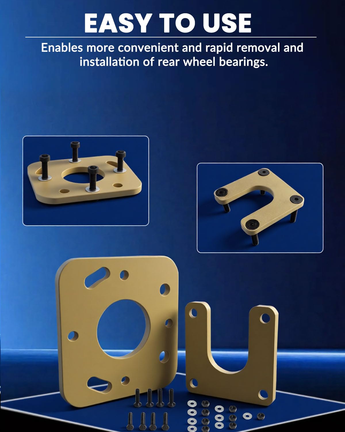 DPTOOL adapter plate and screws demonstrating alignment and strength