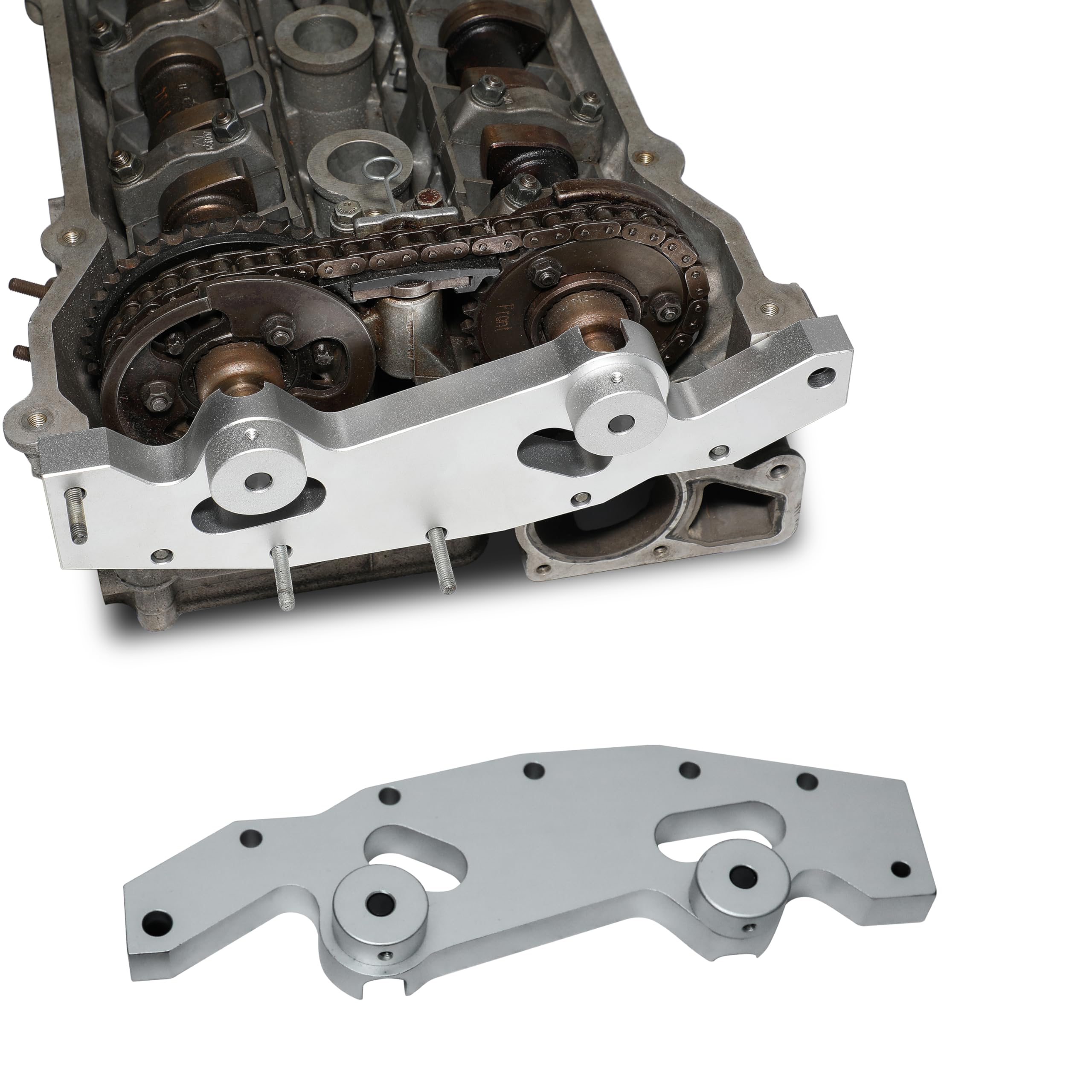 DPTOOL rigid chain tensioner with lock pin demonstrating secure chain control