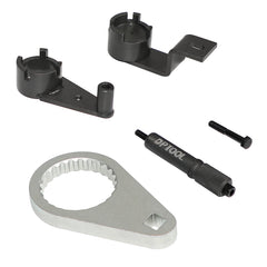 DPTOOL diesel pump locking plate detail engaging sprocket teeth for stability