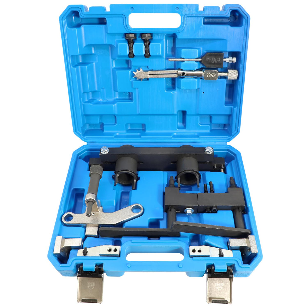 DPTOOL front kit layout showing all timing fixtures for quick identification and completeness