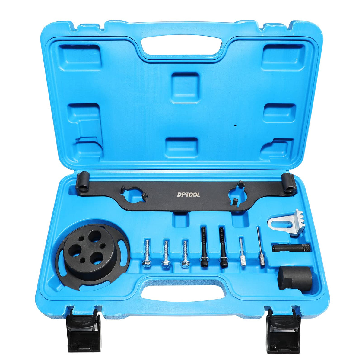 DPTOOL front packaging showing complete ECOTEC timing kit and organization
