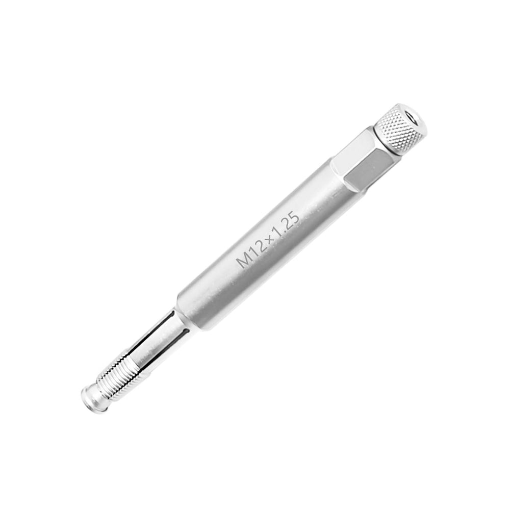 DPTOOL front view of the 12mm back tap showing compact packaging and robust finish