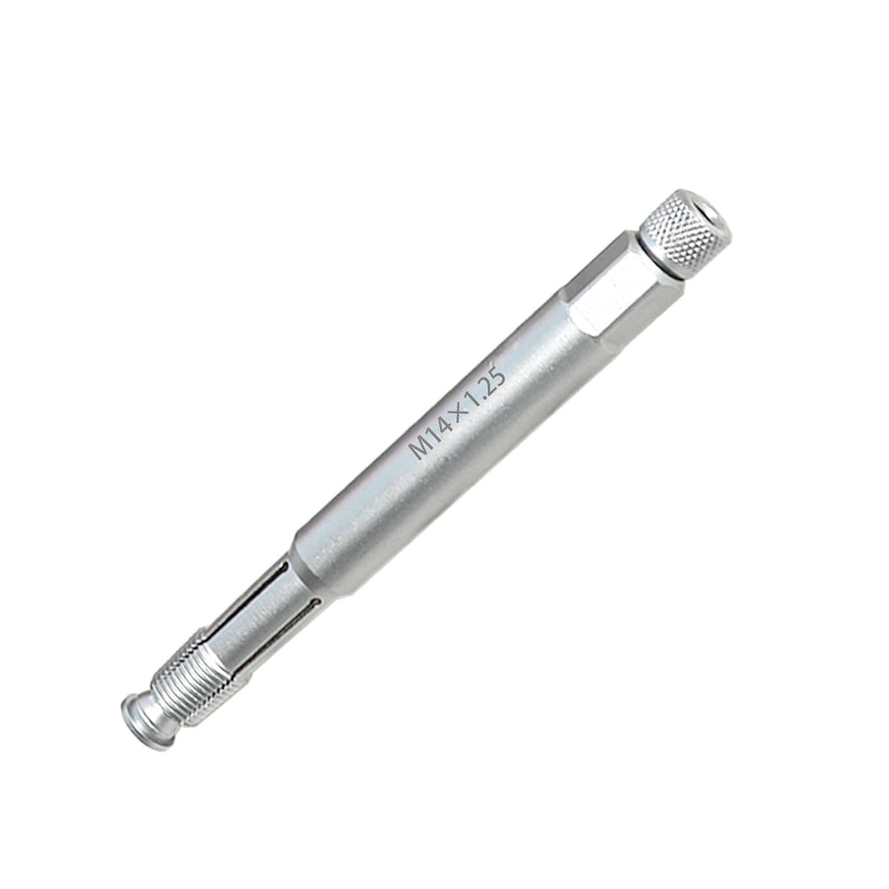 DPTOOL front view showing the 14mm back tap tool and clear product benefit