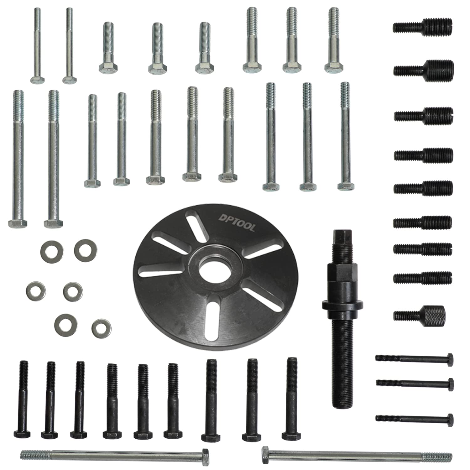 DPTOOL close-up of thrust bearing and puller showing smooth, controlled removal
