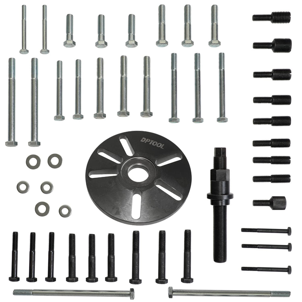 DPTOOL close-up of thrust bearing and puller showing smooth, controlled removal