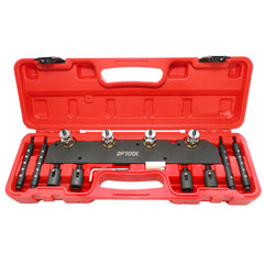 DPTOOL front view of open case showing organized injector puller kit, quick identification benefit