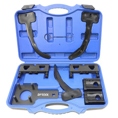 DPTOOL kit case open showing organized timing tools for fast, accurate repairs