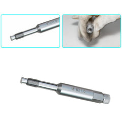 DPTOOL next to ruler showing M10x1.0 scale for accurate fit and sizing confidence