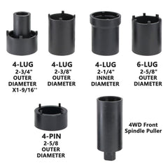 DPTOOL sockets laid out labeled sizes for quick selection and job readiness