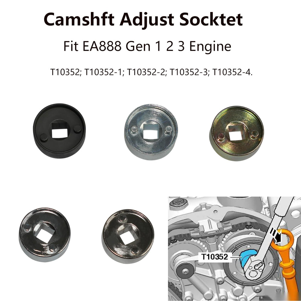DPTOOL T10352 camshaft adjusting socket detail for accurate cam rotation control