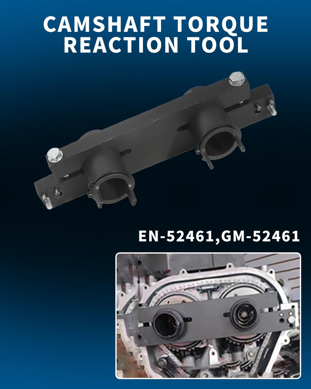 DPTOOL tensioner retention tool close view highlighting chain slack removal benefit