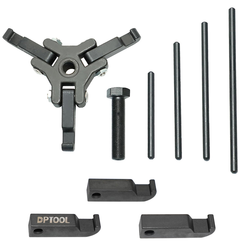DPTOOL closeup of thicker jaw demonstrating durable grip for older pulleys and strength
