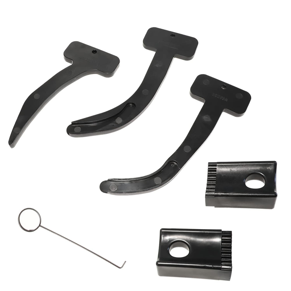 DPTOOL closeup of machined tool surfaces for accurate cam alignment