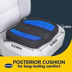 Dr. Scholl's anti-slip backing detail offering stability and reduced cushion movement