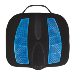 Dr. Scholl's front view of posterior seat cushion showing ergonomic shape and comfort