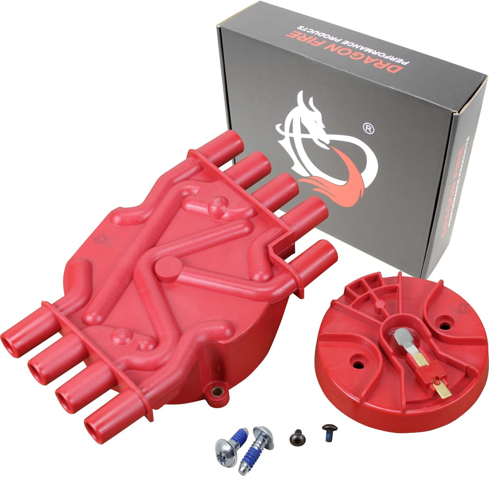 Dragon Fire Performance front packaging showing cap and rotor, ready to replace faulty parts
