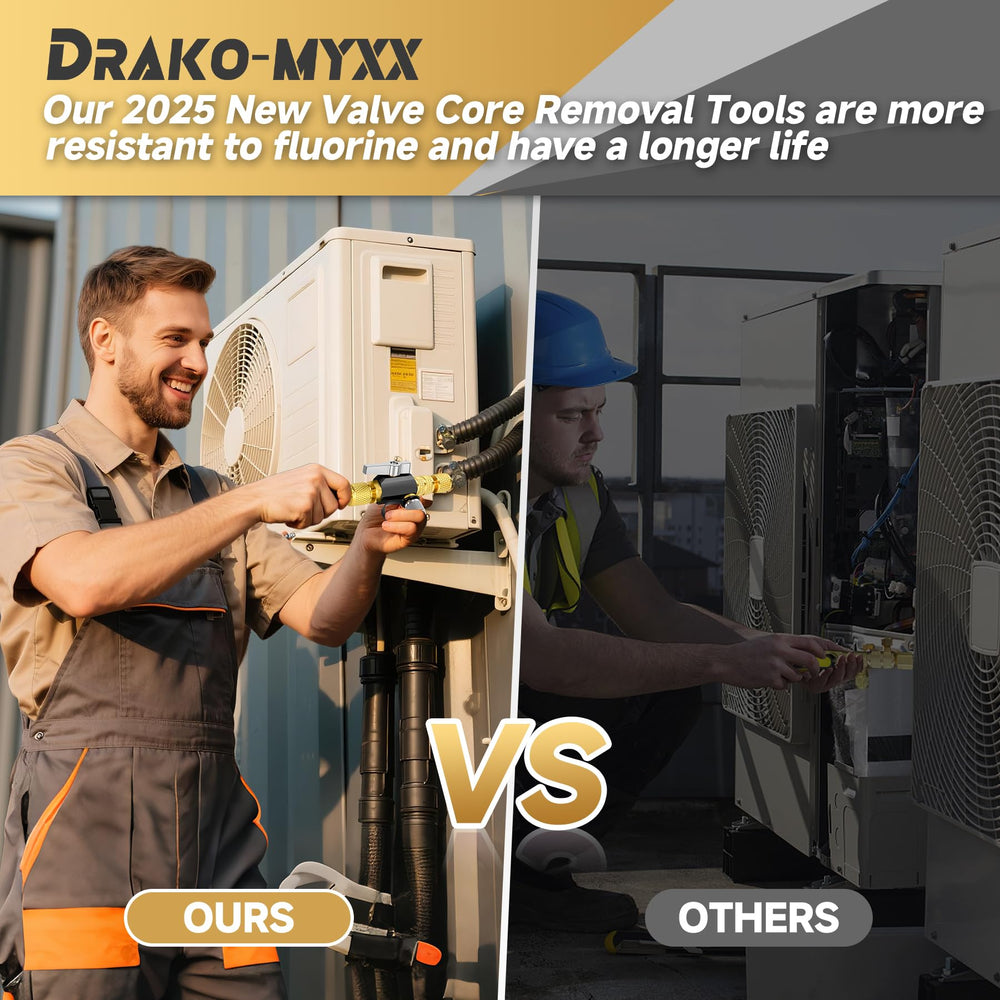 Drako-Myxx installed on AC service port for safe core removal