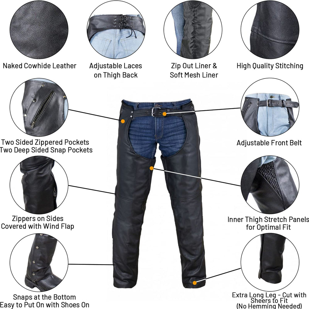 Dream Apparel close-up of naked cowhide leather grain and durability