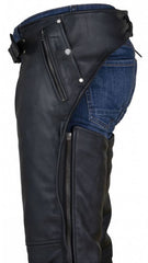 Dream Apparel side zipper with wind flap and snap at hem, protecting closure from weather