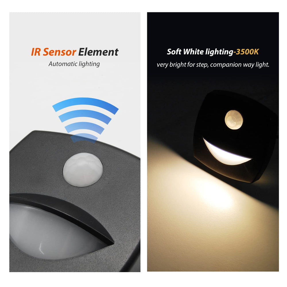Dream lighting close-up of PIR sensor and lens for reliable motion activation