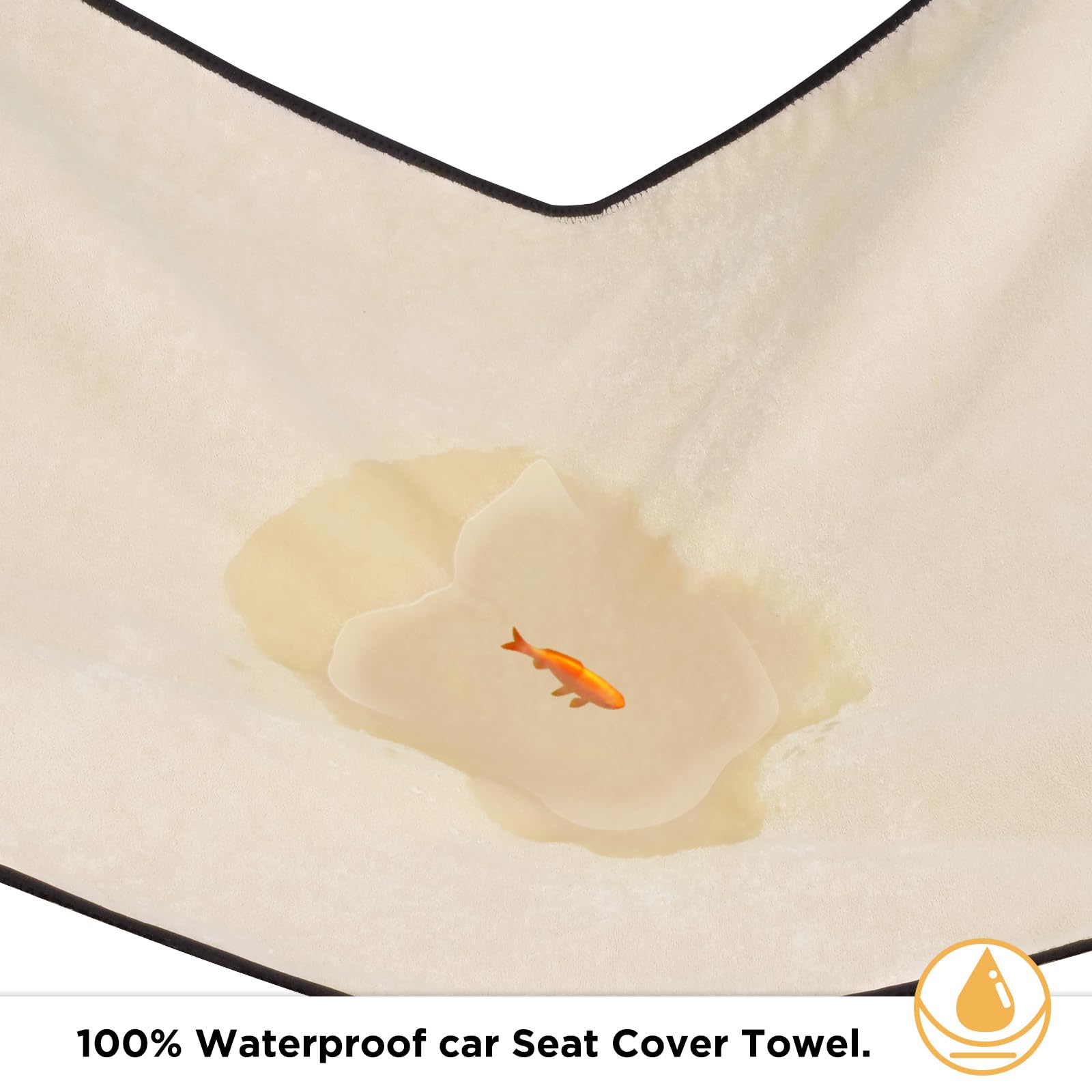 DREAMANIA tan color fabric detail matching neutral car interiors elegantly