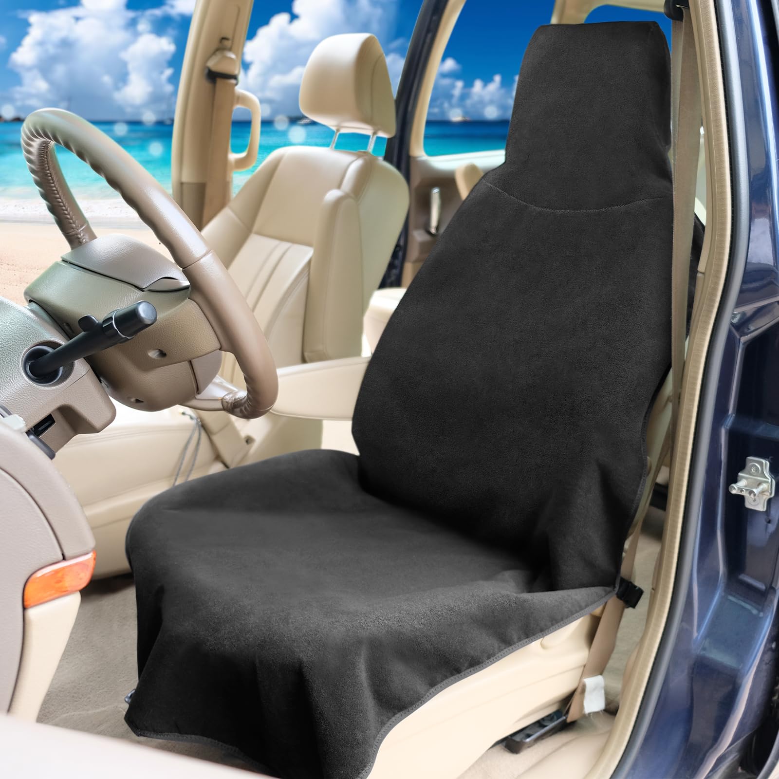 DREAMANIA in use after gym session keeping seat dry and odor-free