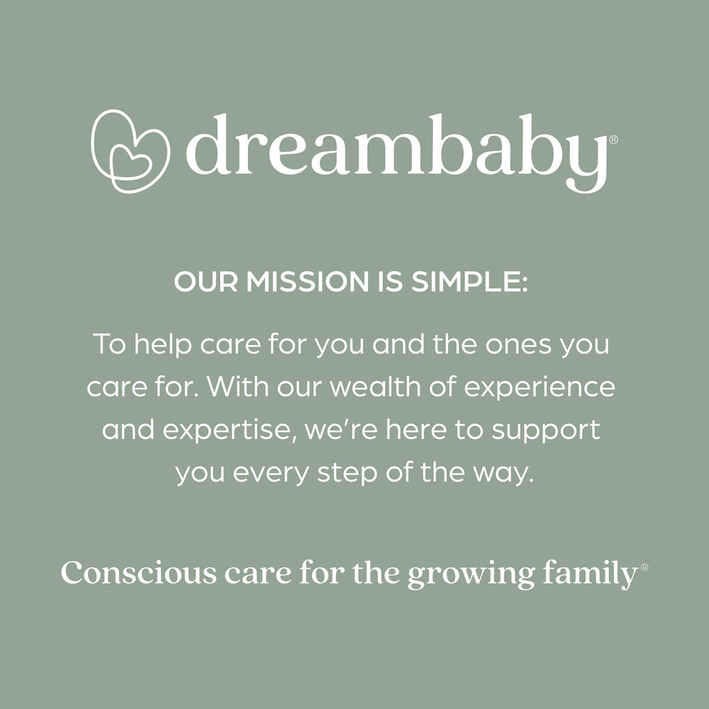 Dreambaby wipe-clean surface texture for quick cleanup and low-maintenance travel