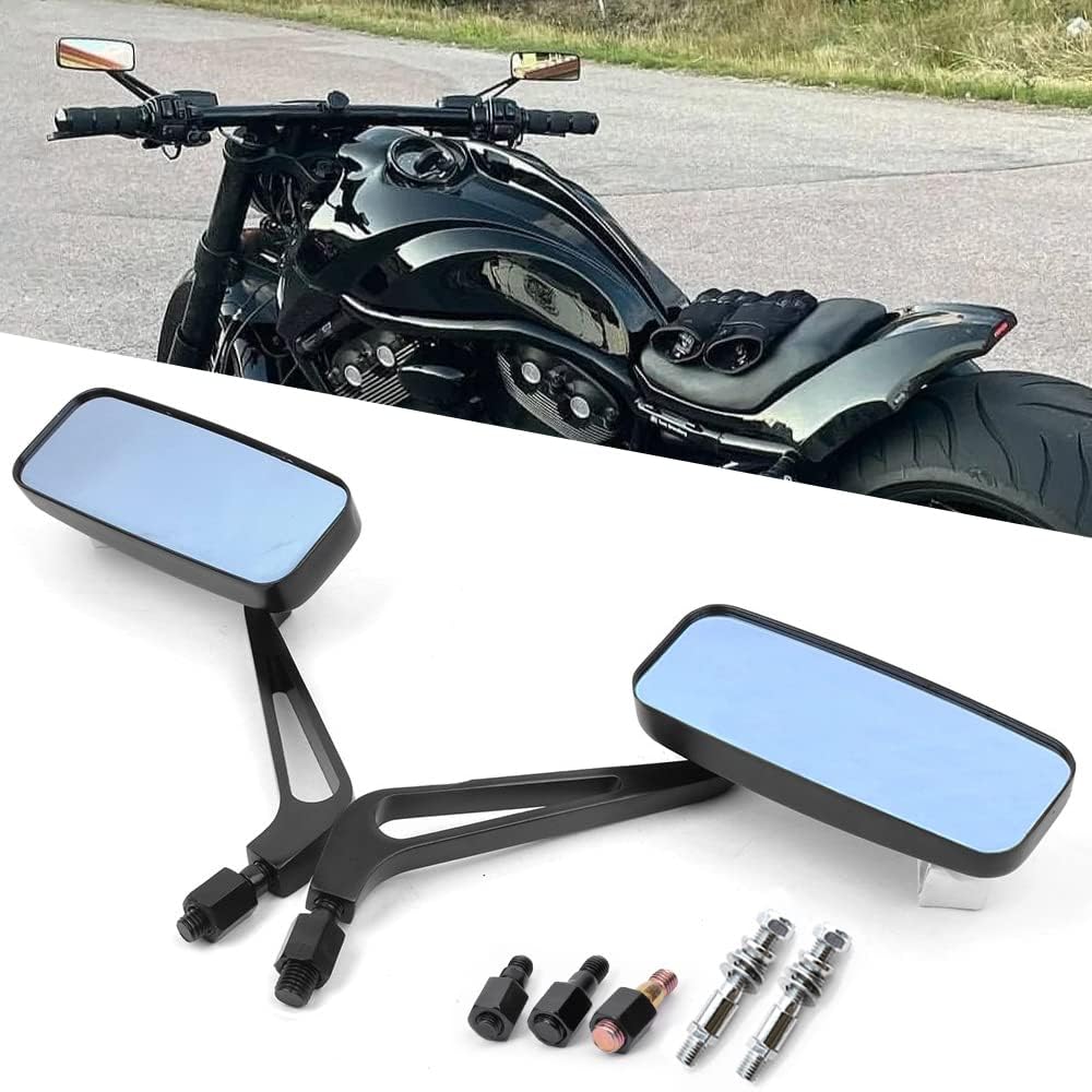 DREAMIZER front view rectangular mirror showing wide reflective surface and fit benefit