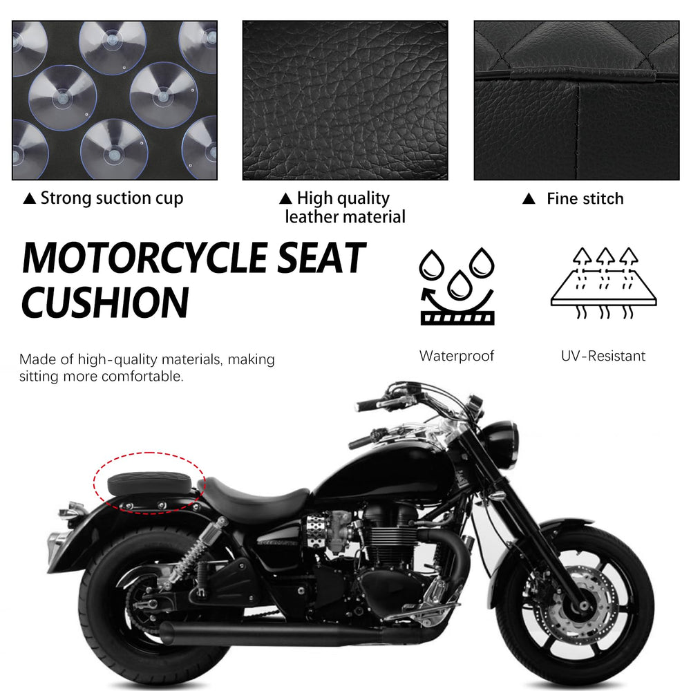 DREAMIZER pad installed on Harley fender demonstrating stable fit