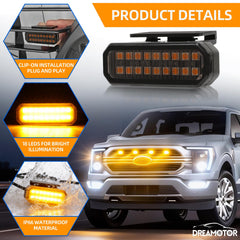 DREAMOTOR close-up of LED array revealing high-lumen diodes for bright illumination