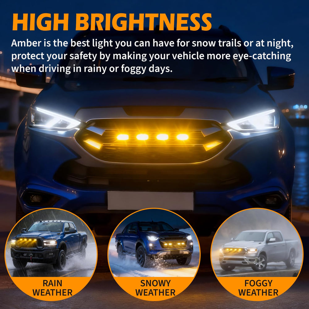DREAMOTOR mounted on truck front demonstrating improved visibility and style