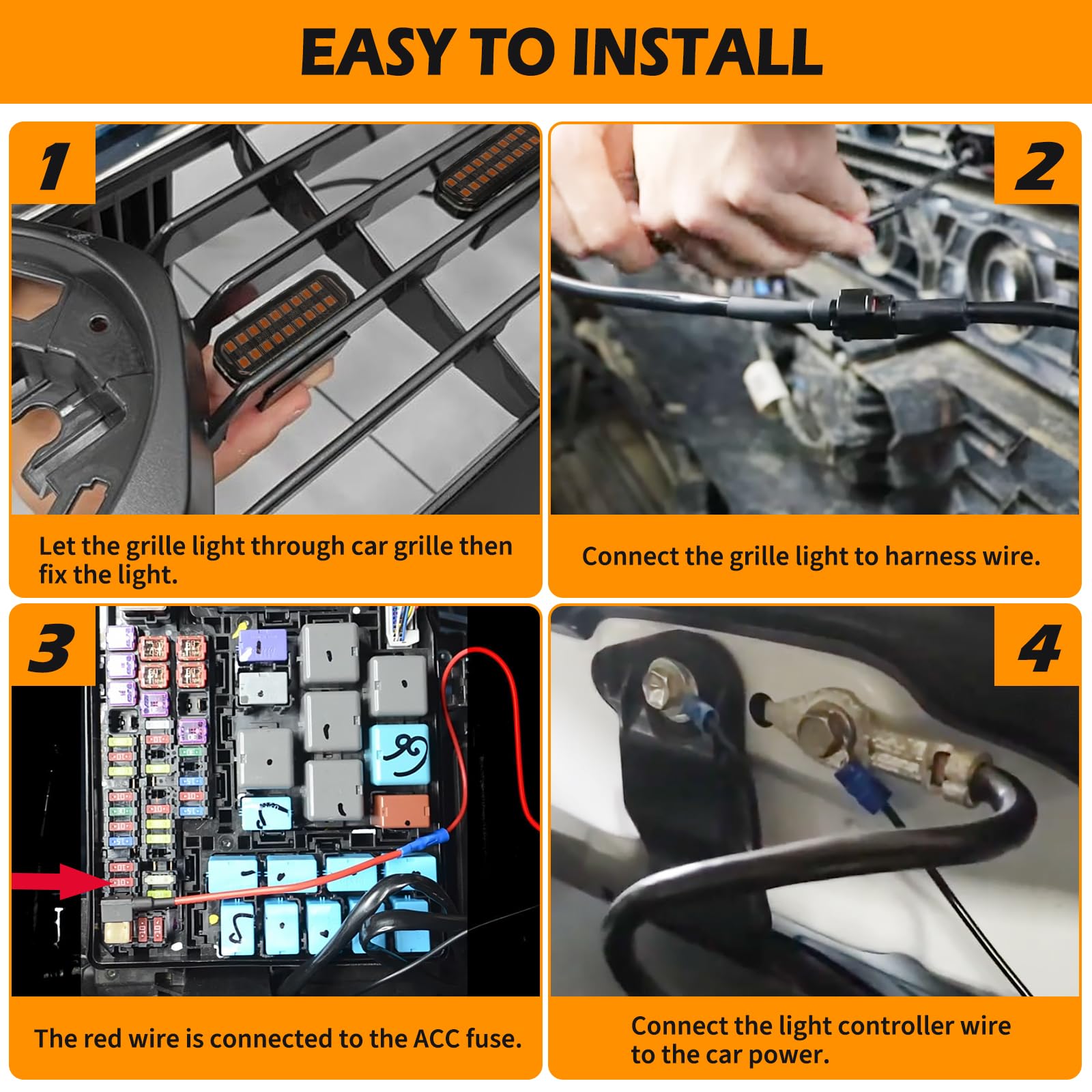 DREAMOTOR packaging and included hardware showing cable ties and instructions benefit