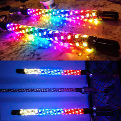 DREAMOTOR spiral LED detail close-up highlighting even 360-degree illumination and color depth