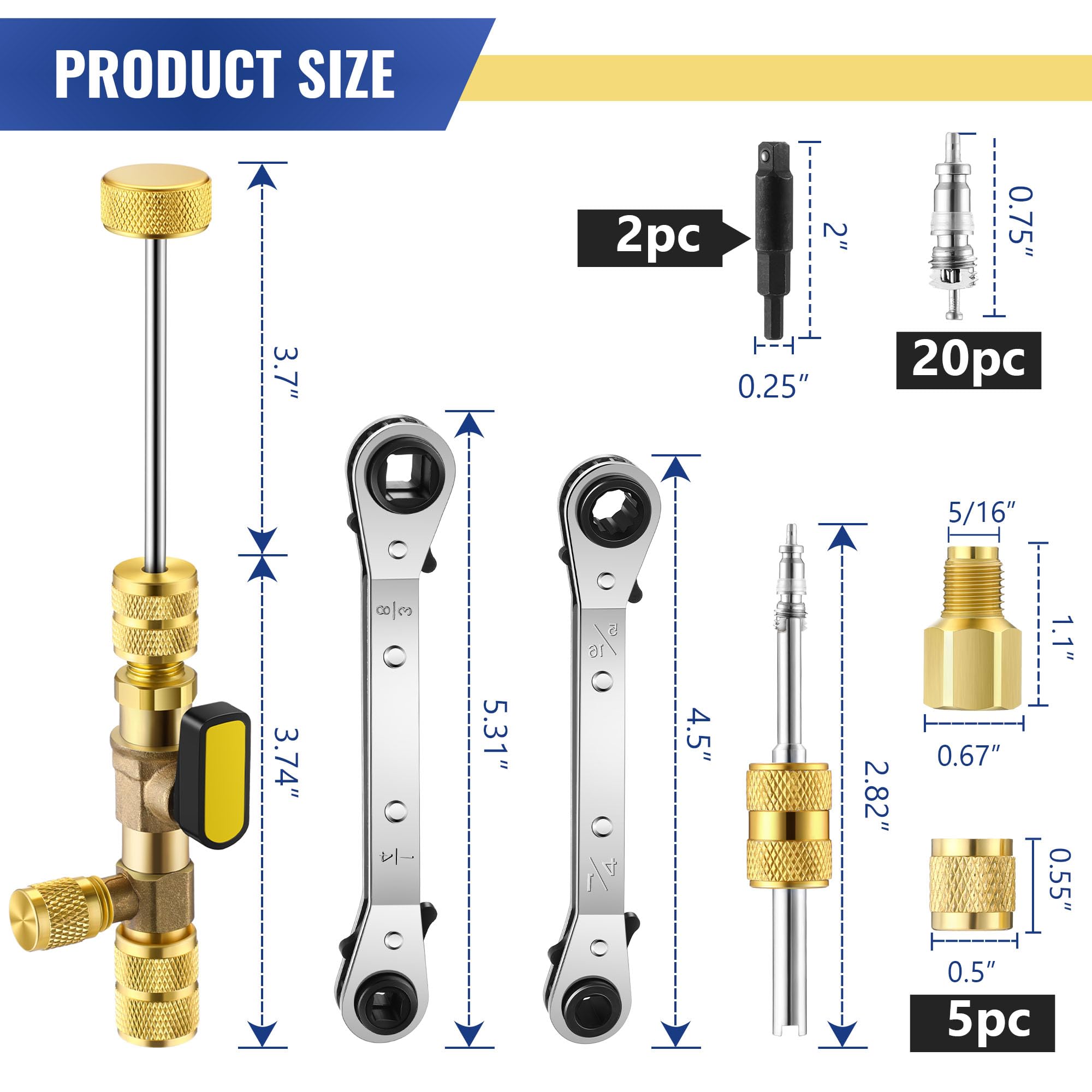 Dreyoo ratchet wrench detail showing offset head for narrow-space access