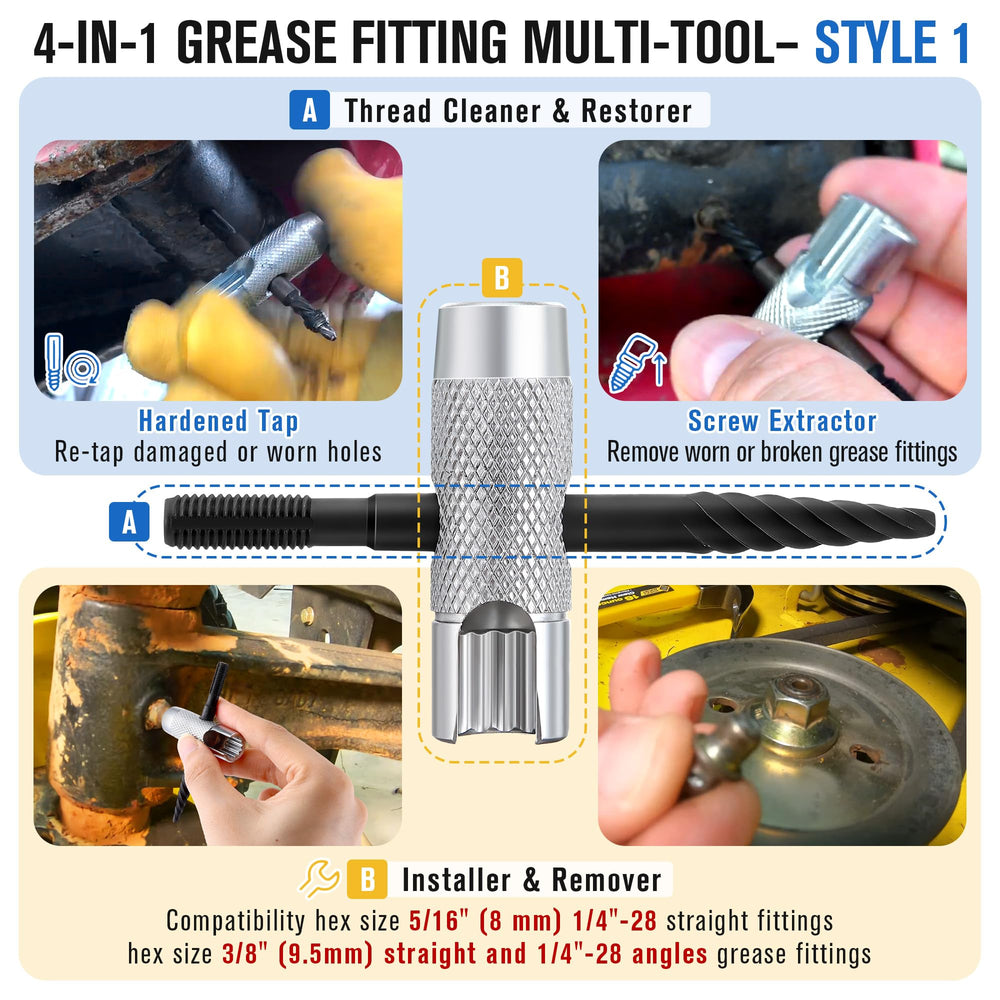 Dreyoo tools in use on tractor showing easy field maintenance