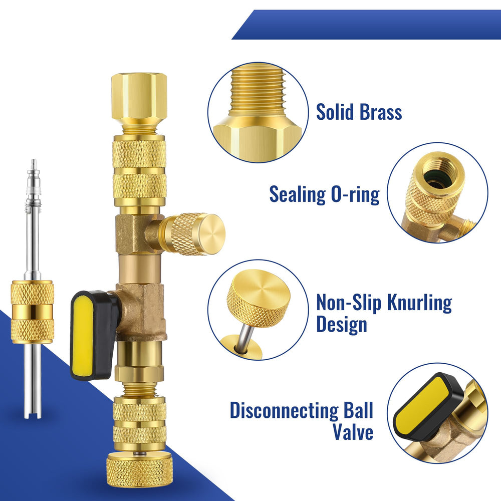Dreyoo valve cores spread displaying 20 spare cores for repeated repairs