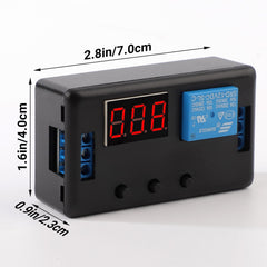 DROK side view showing pinout and label for quick wiring reference