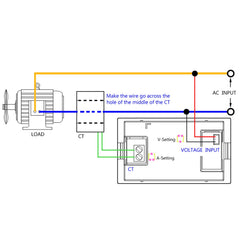 DROK side view of wiring and back cover showing secure connections and protection