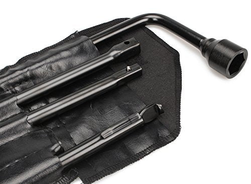 Dr.Roc open PU leather case displaying organized storage and quick roadside access