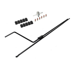 Dr.Roc spare lift handle front view showing full length and mounting end for reliable fit