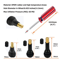 Dr.Roc valve core remover in use extracting core quickly for fast deflation