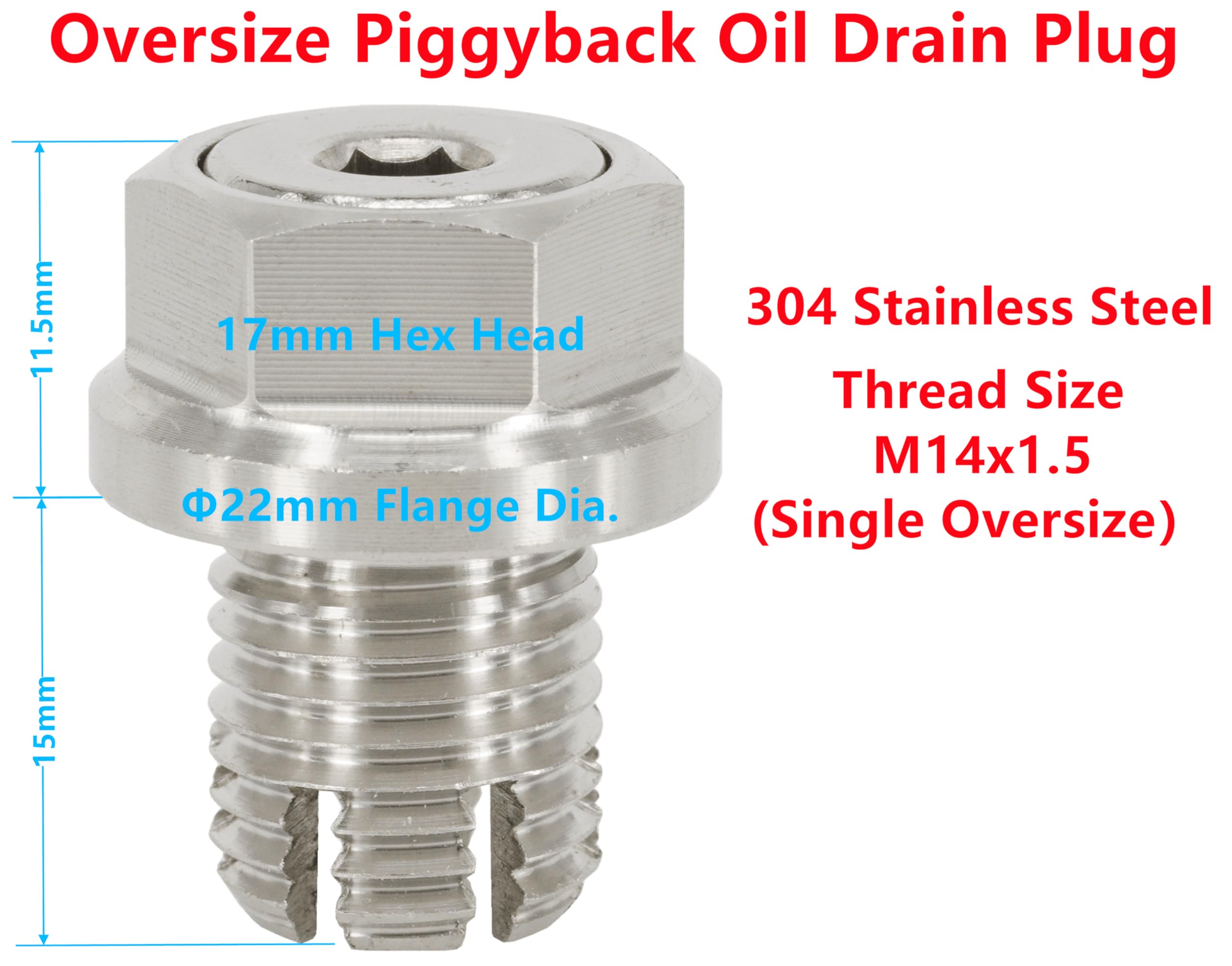 Dsnaduo plug installed in an oil pan illustrating secure fit and leak prevention during service