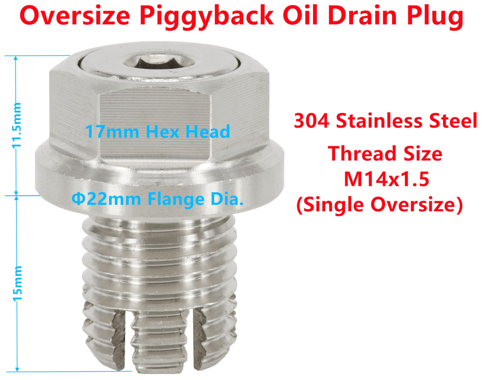 Dsnaduo plug installed in an oil pan illustrating secure fit and leak prevention during service