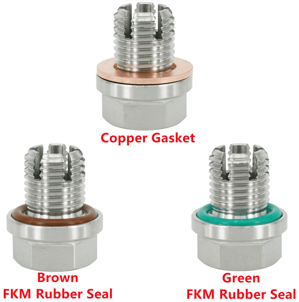 Dsnaduo kit contents with O-rings copper gaskets and L-shaped hex key for complete installation