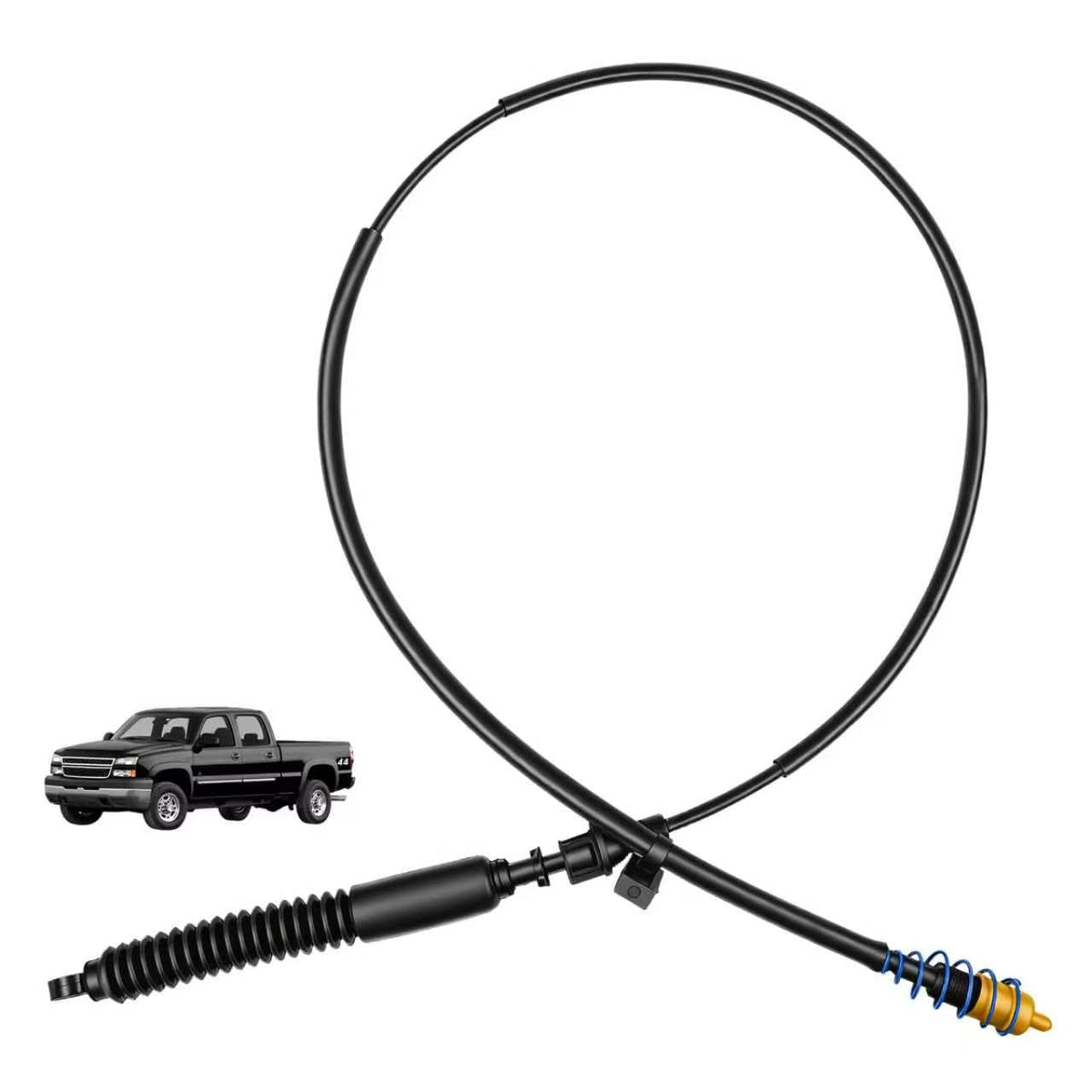 Dtomi front view lower shift cable showing full assembly and fitment benefit