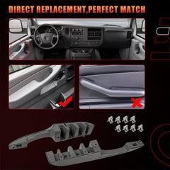 Dtomi handle installed passenger side showing seamless factory-style appearance