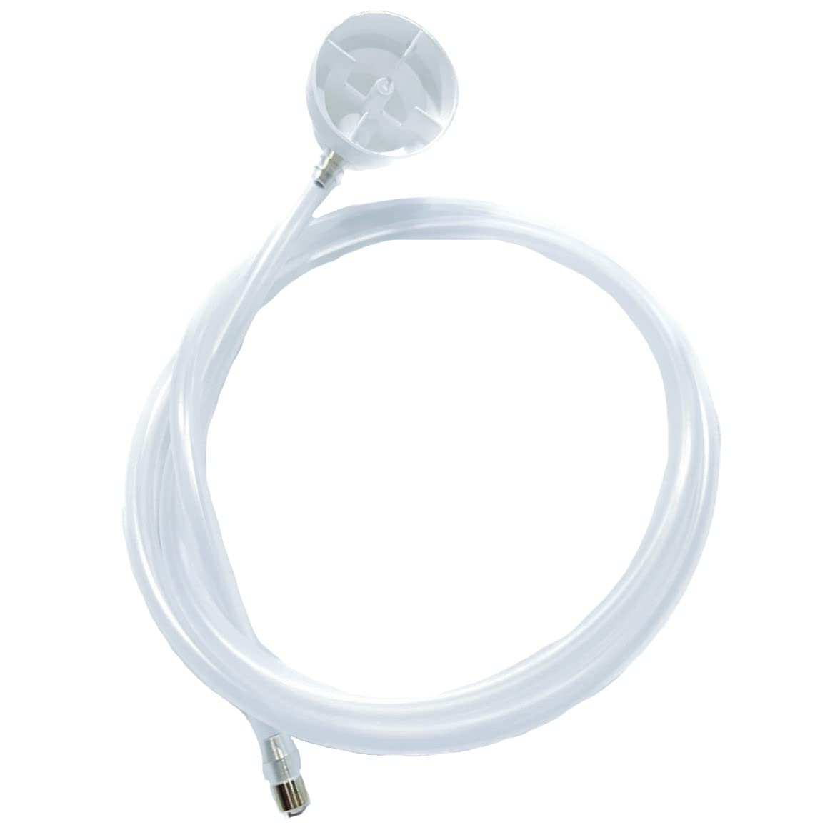 DU-MOST front view of aerosol extension kit showing components and benefits